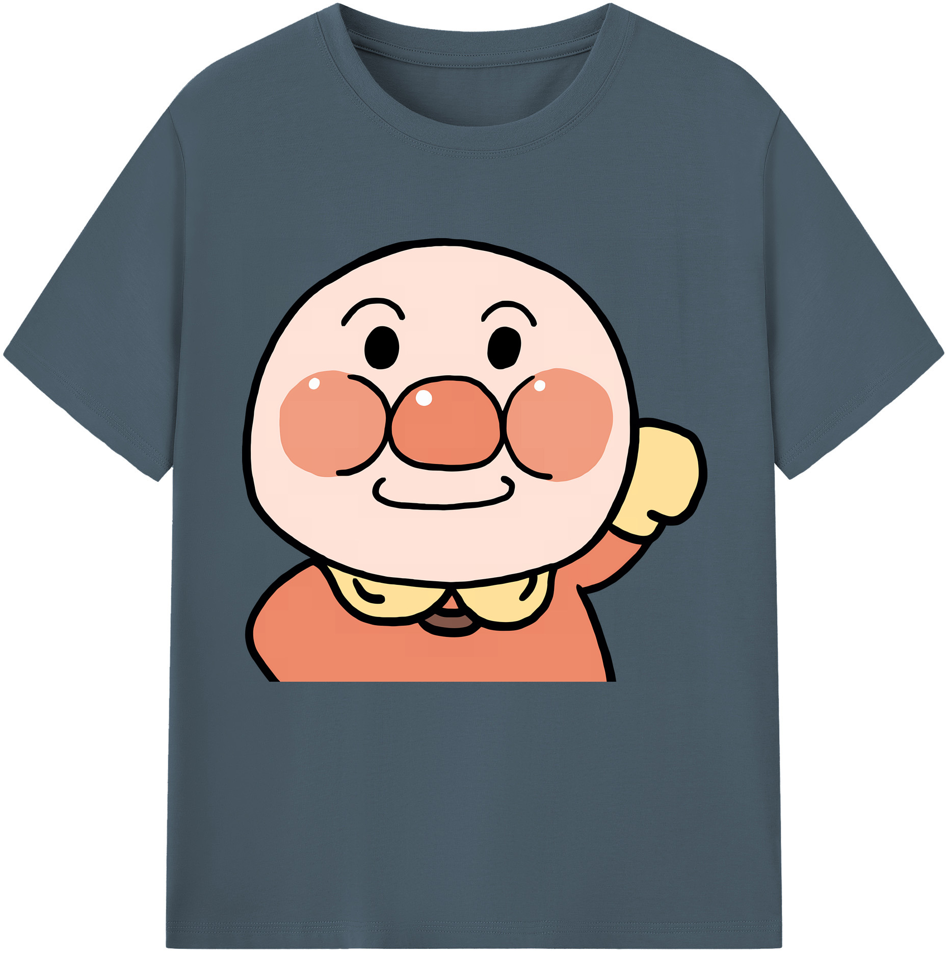 （画像用） アンパンマン Anpanman 綿100％半袖Tシャツ（フロントプリント）
